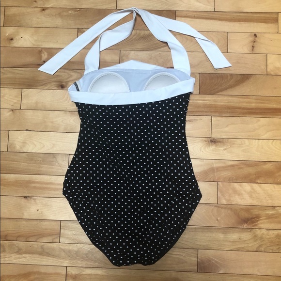 Ralph Lauren Polka Dot One Piece Bathing Suit Sz 6 - Picture 2 of 4